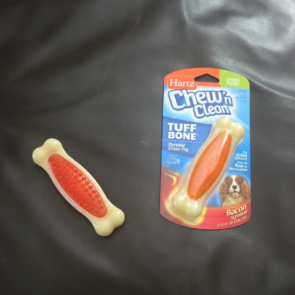 Hartz Chew 'n Clean Tuff Bone Dog Toy